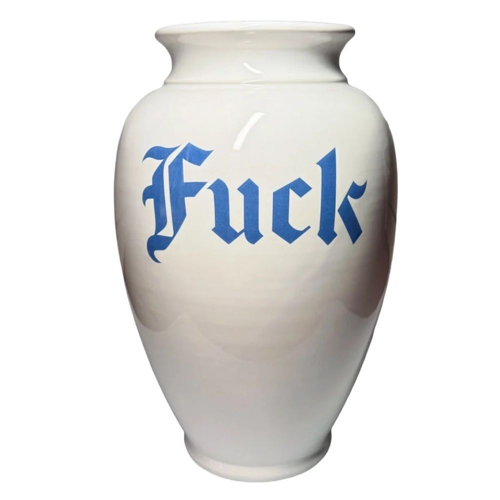 Incartato Ceramics Wazon „Pierdol miłość”