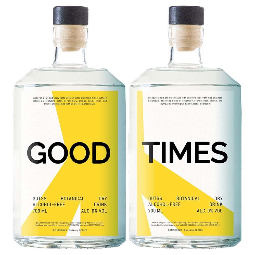 Personalised Non-Alcoholic Botanical Dry Gin Duo