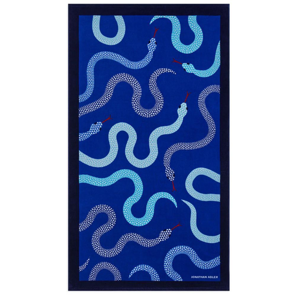 Jonathan Adler Eden Beach Towel - Blue