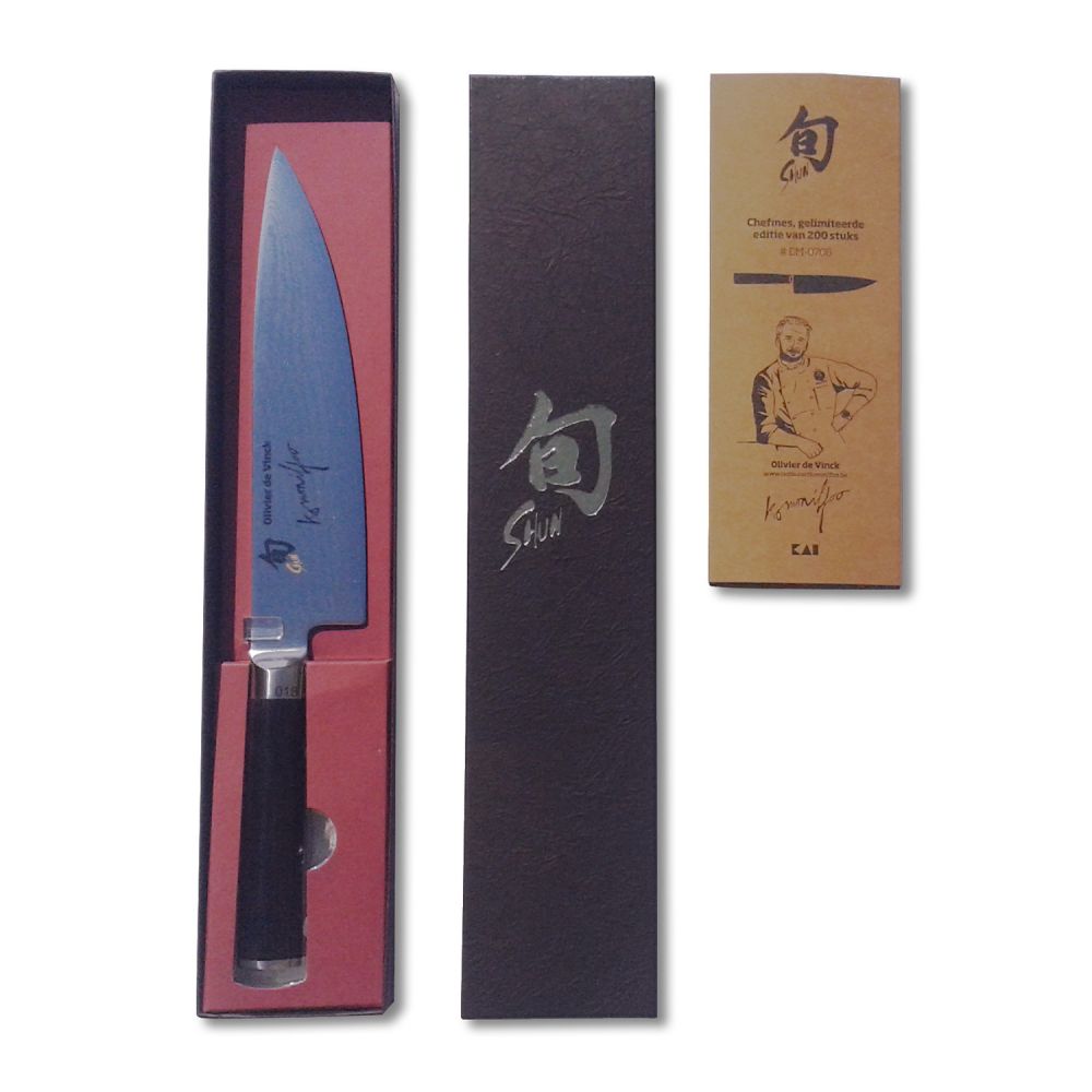 Kai gesigneerd chefmes - limited edition