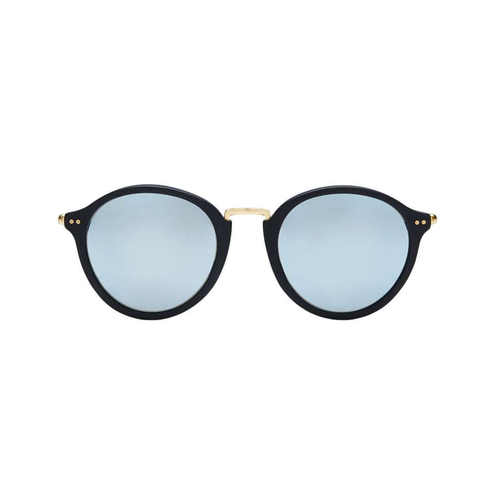 Kapten & Son sunglasses - Maui Matt Black Blue Mirrored