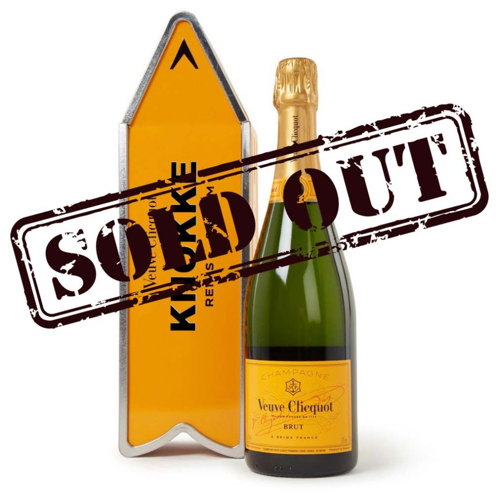 Veuve Clicquot Brut Champagne Arrow Tin - Knokke