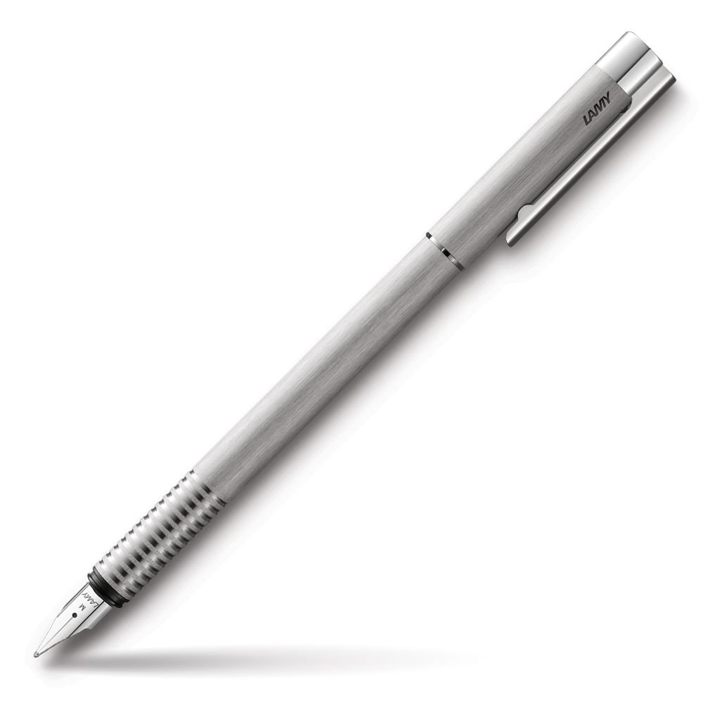 Lamy Logo Steel Brushed Fountain Pen