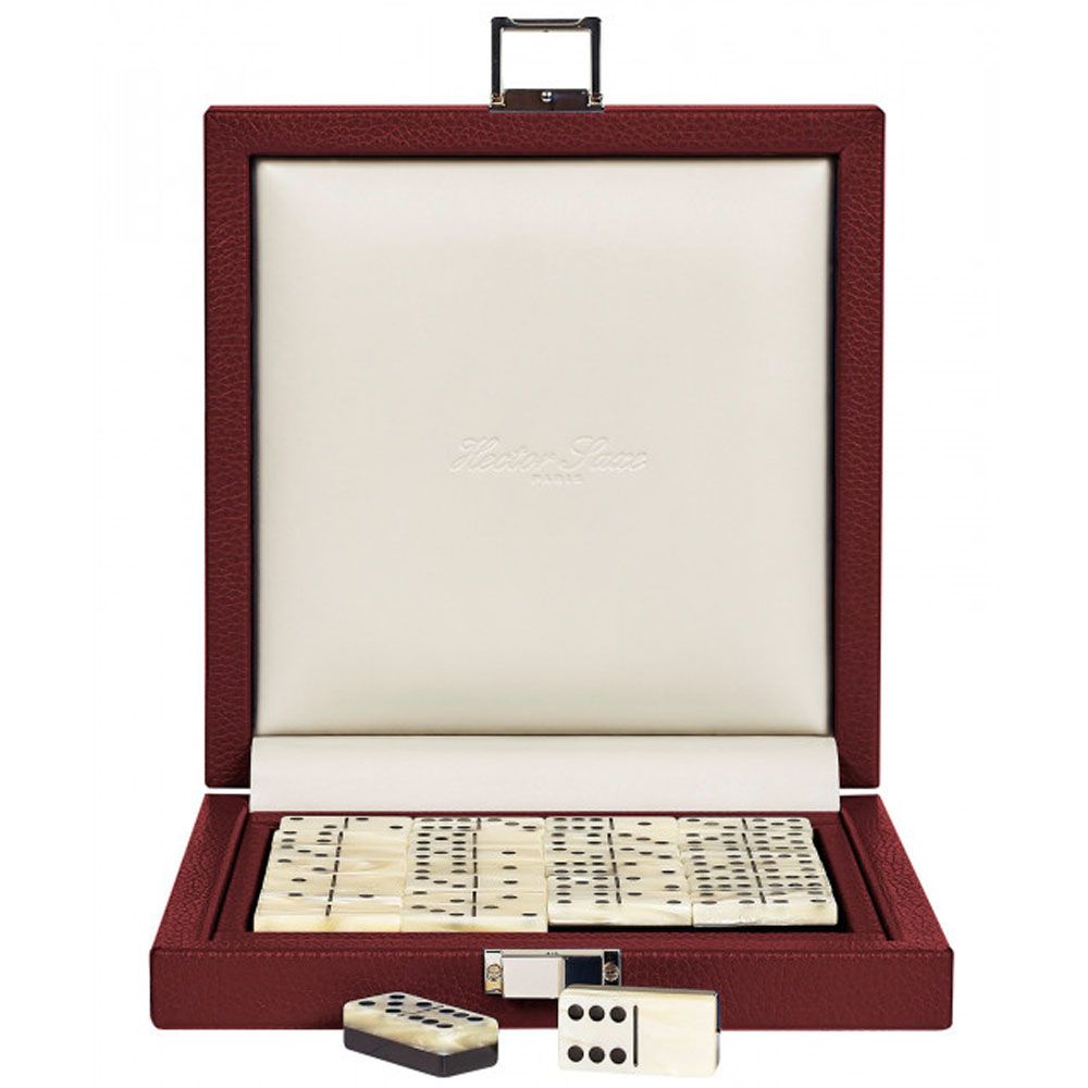 Leather Domino Game Set