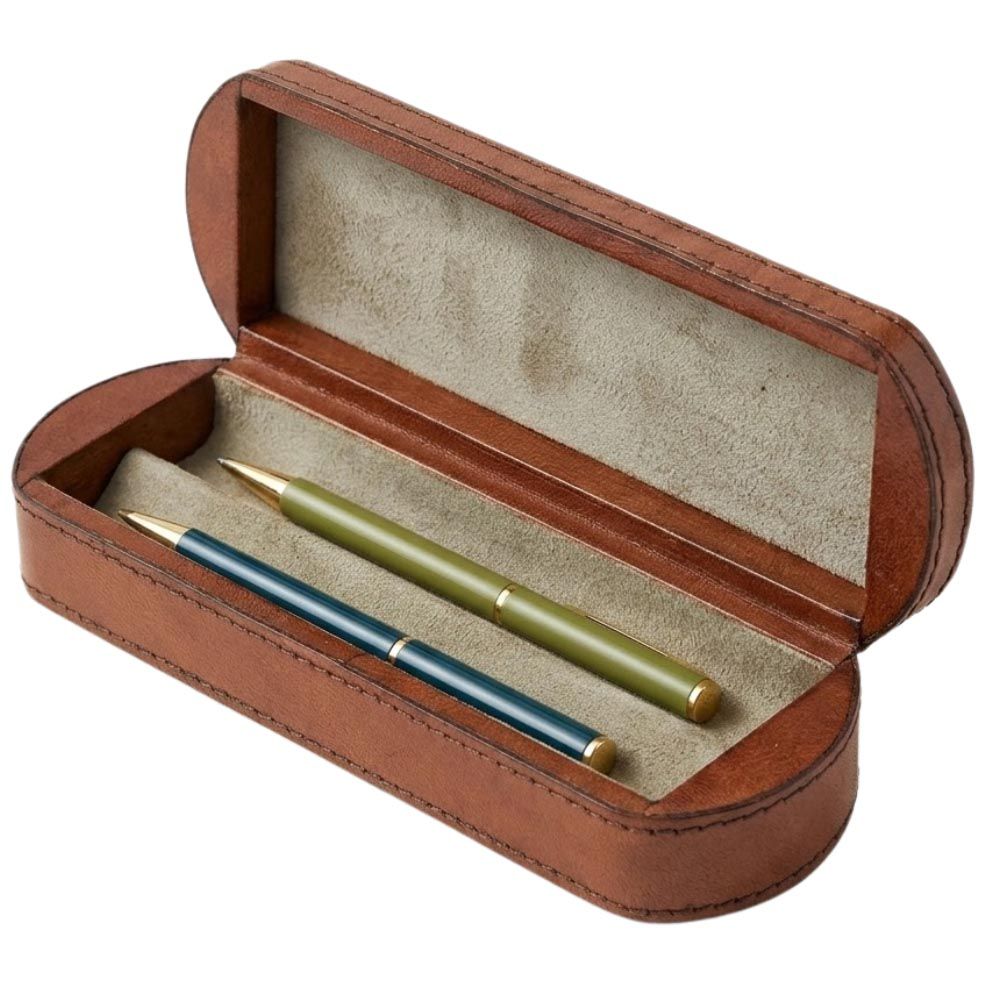 Life Of Riley Leather Pen Box