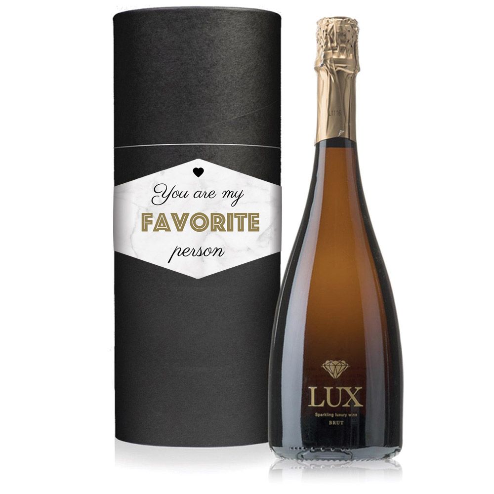 personalised premium sparkling wine