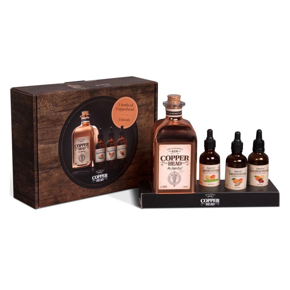 Copperhead gin en blends giftbox