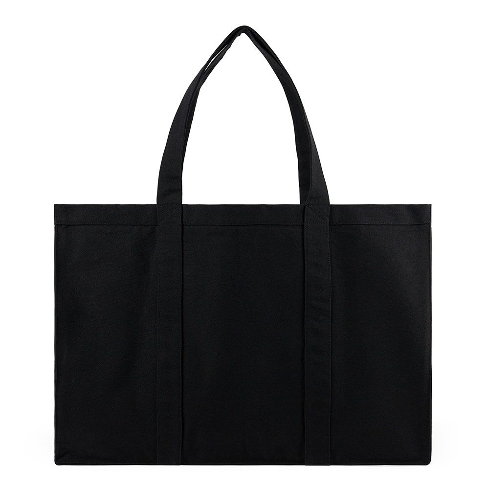 Hilo Recycled Canvas Maxi Tote Bag - Black