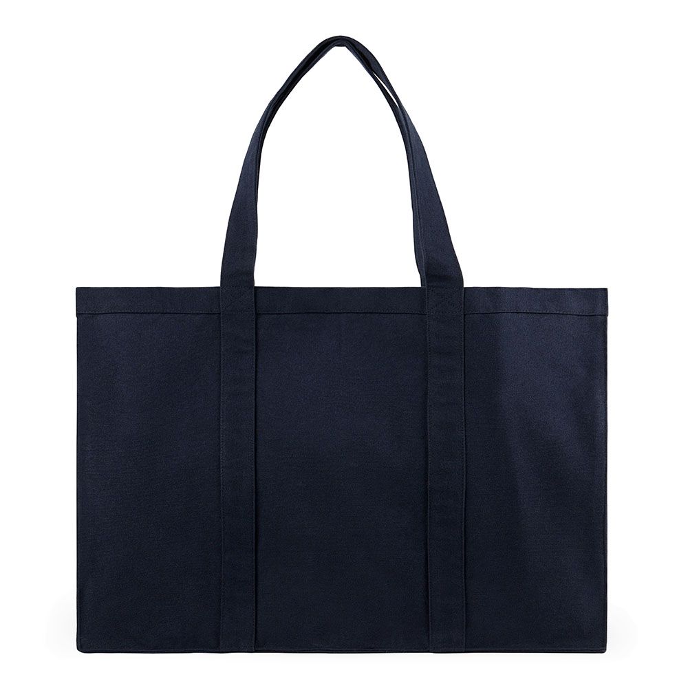 Hilo Maxi Tote Bag i återvunnen canvas - Marin