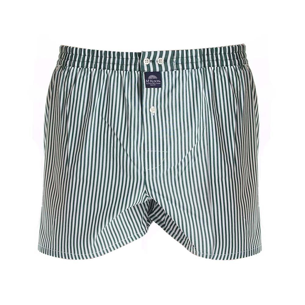 McAlson Boxershort Striped Green