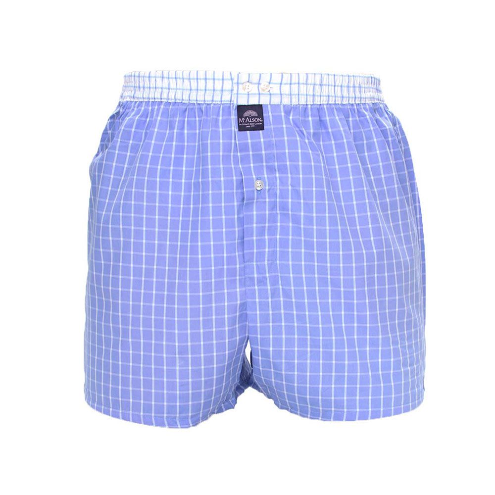 McAlson Boxershort Checkered Light Blue