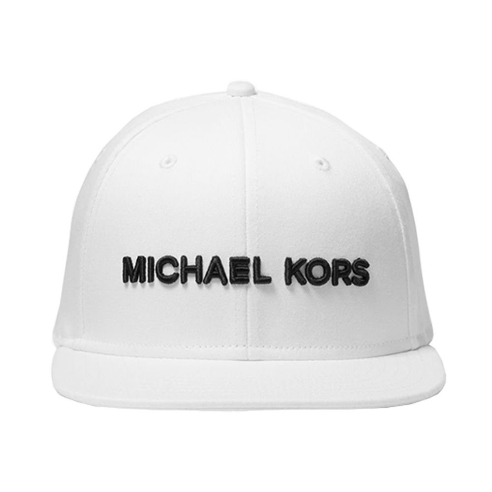 Michael Kors Embroidered Baseball Hat White