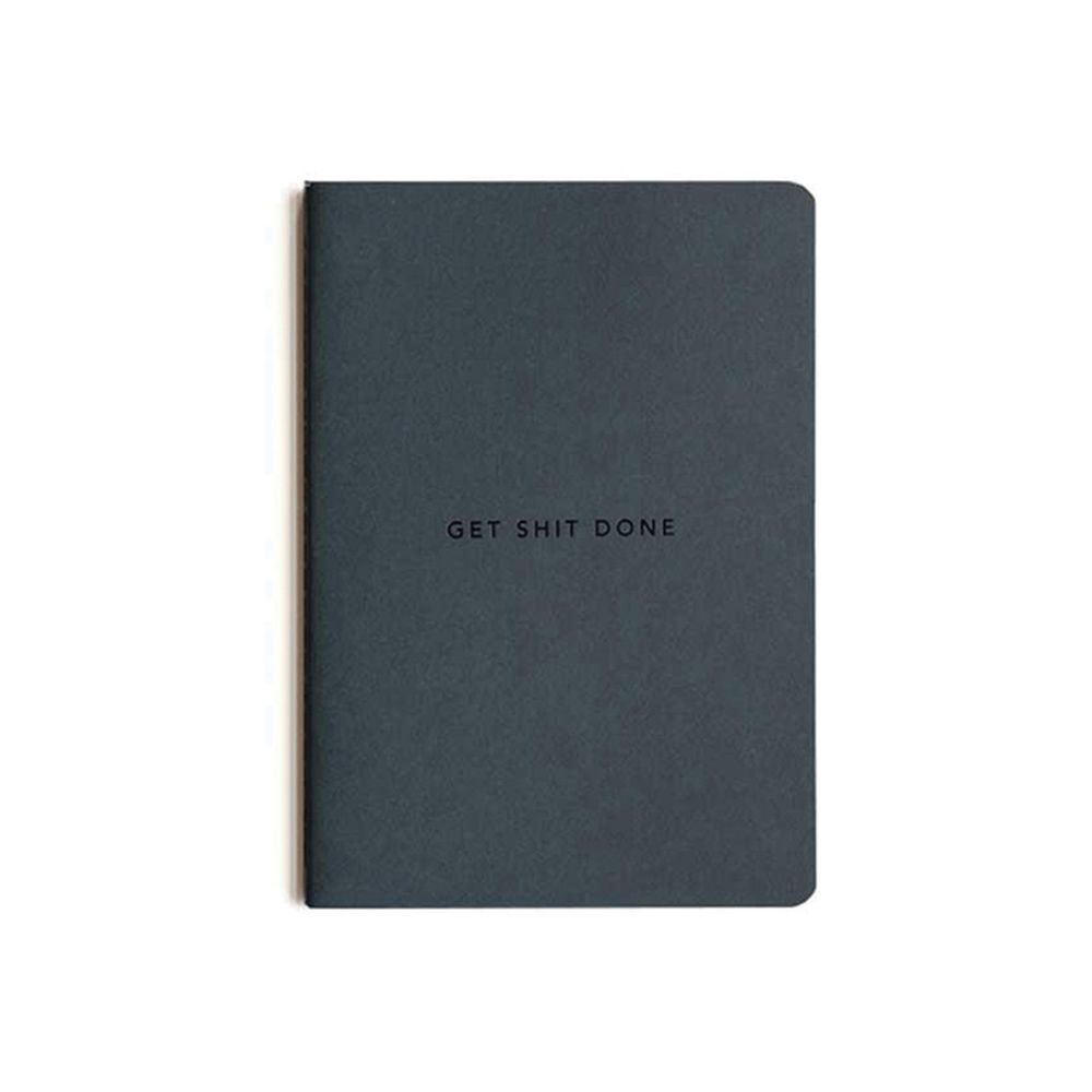 Moxon A5 notebook get shit done navy