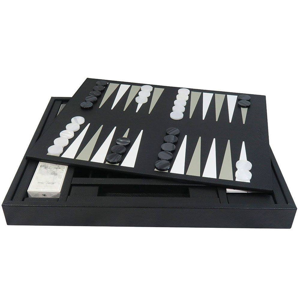 leather multi-game box