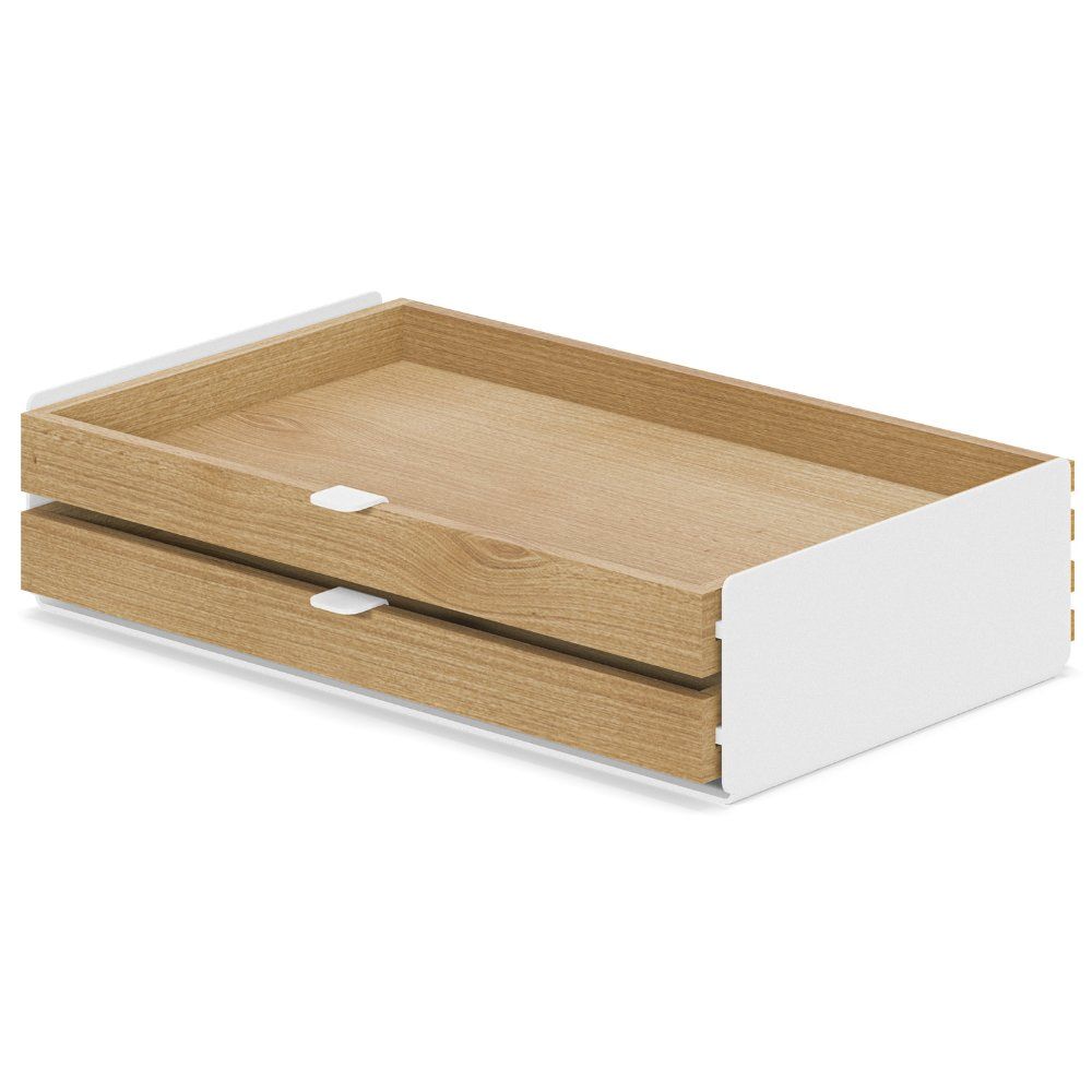 Oakywood Large Modular Dual Drawer - Oak