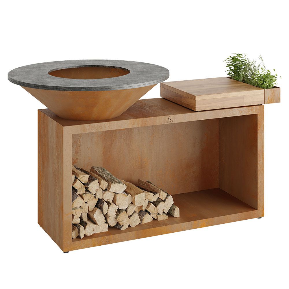 OFYR Island Teakholz 100 - Corten