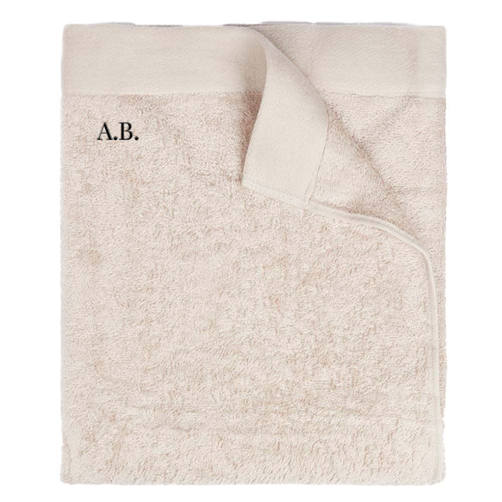 Personalised Birch Towel - Beige