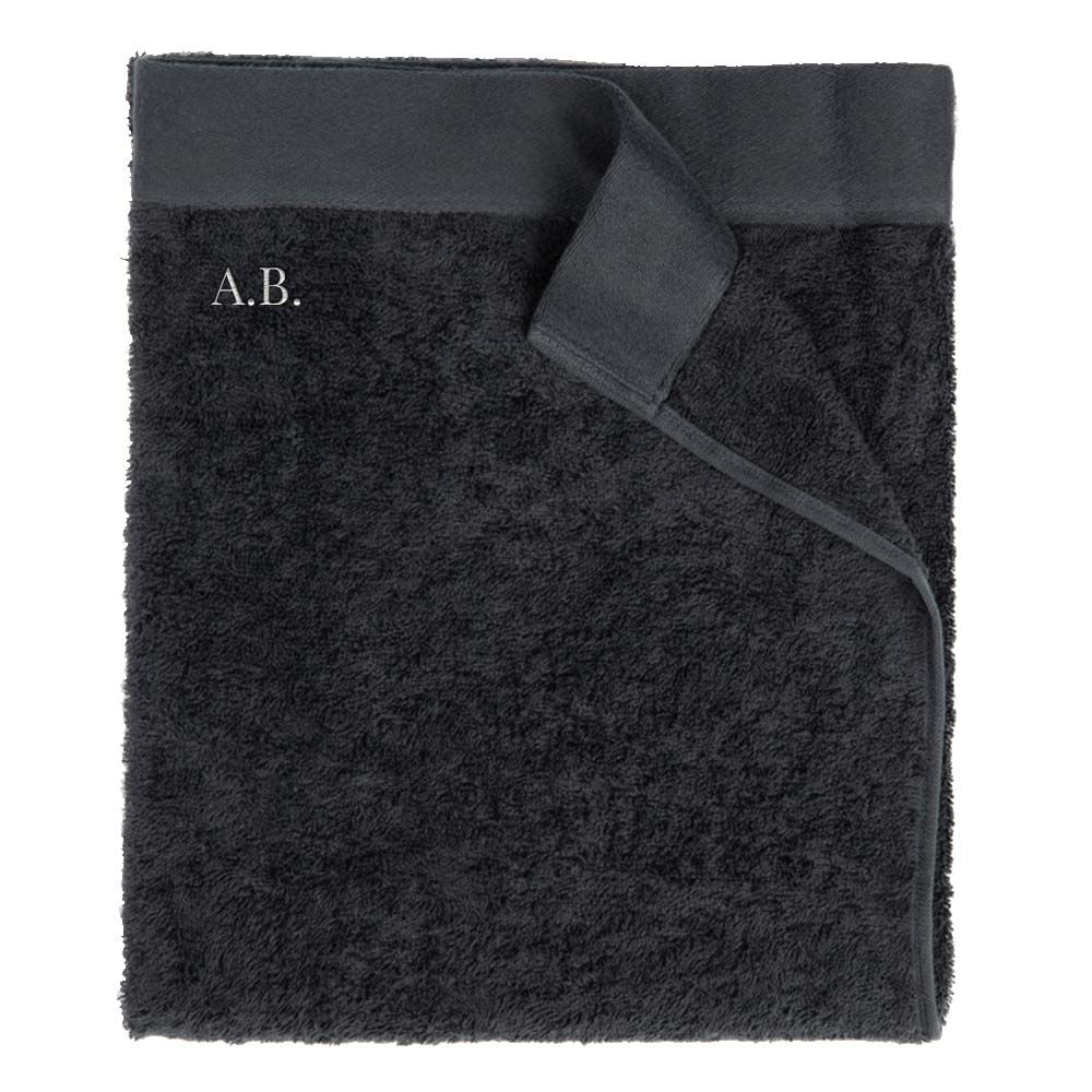 Personalised Birch Towel - Grey
