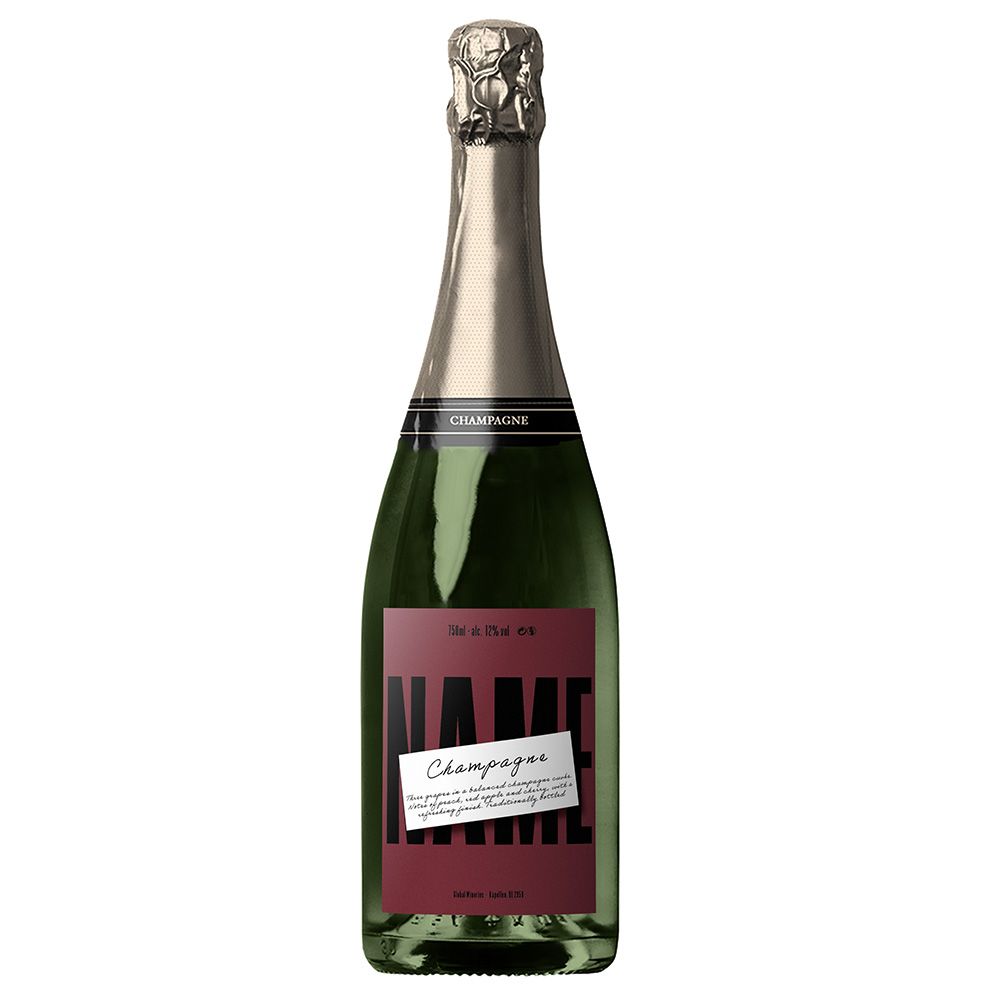 Personalised Champagne - Birthday Edition