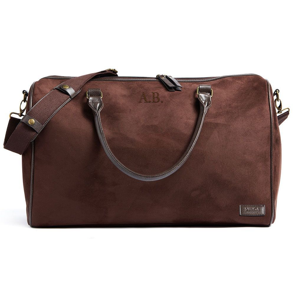Personalised Hunton Weekend Bag - Brown
