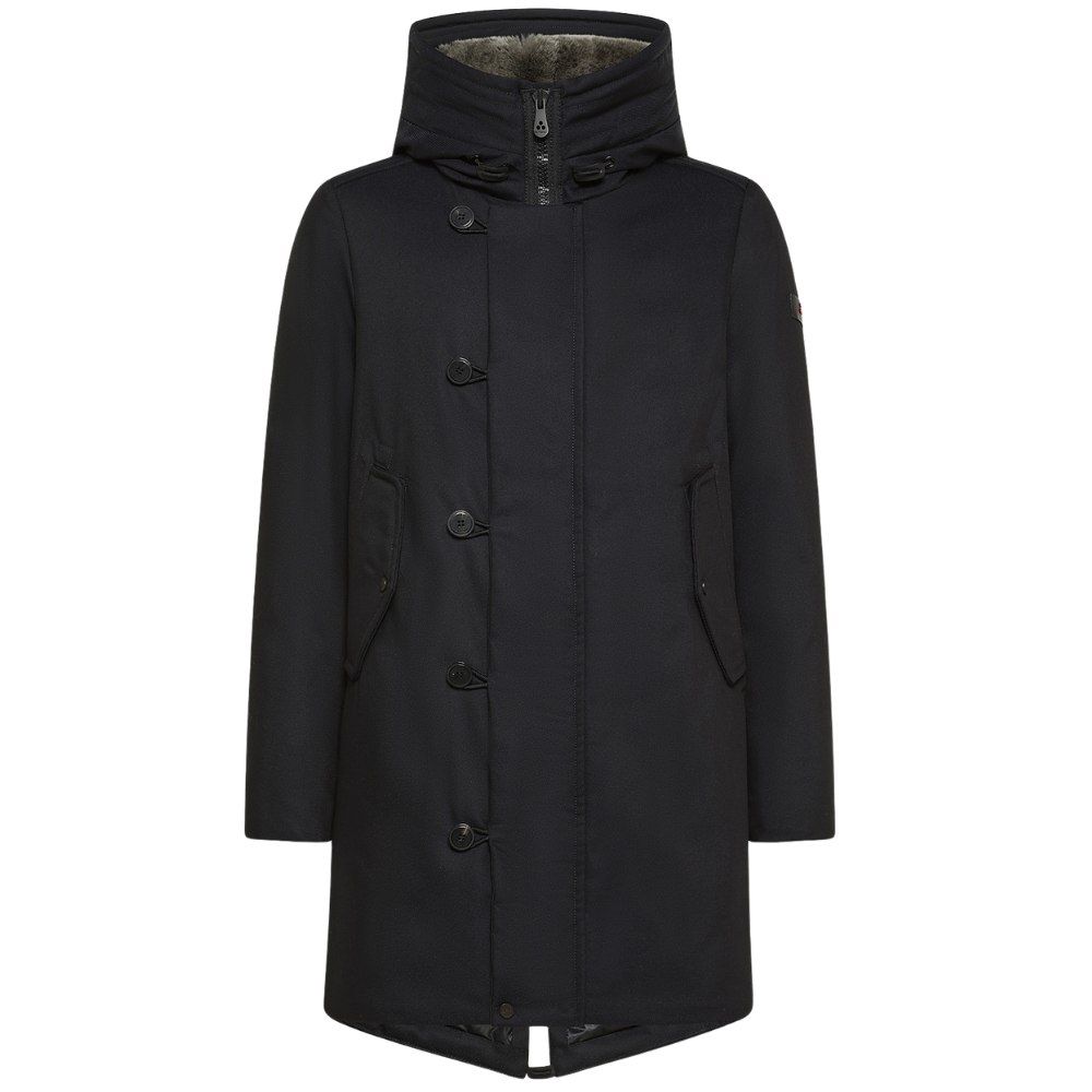 Peuterey Kasa Fur Parka Jacket - Graphite Blue
