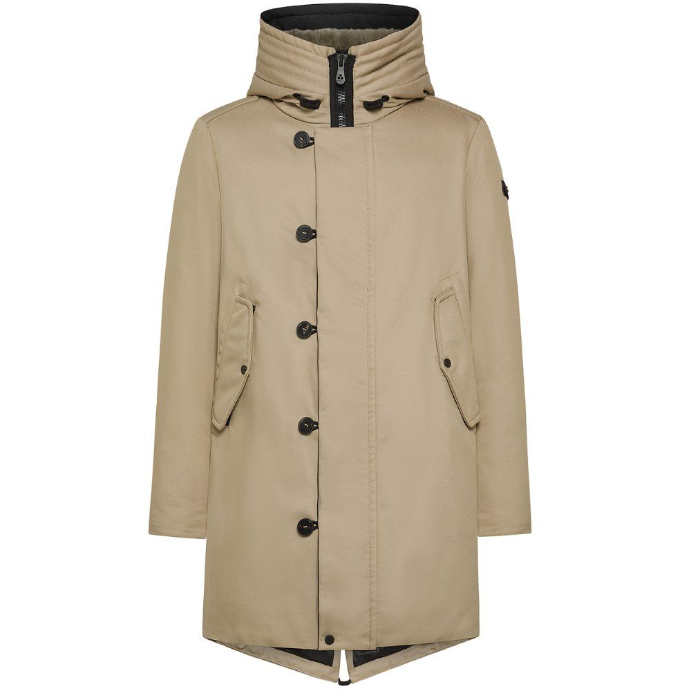 Peuterey Kasa Fur Parka Jacket - Beige