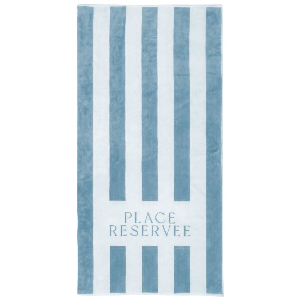 Place Reservee Classic Beach Towel - Atlantic Blue