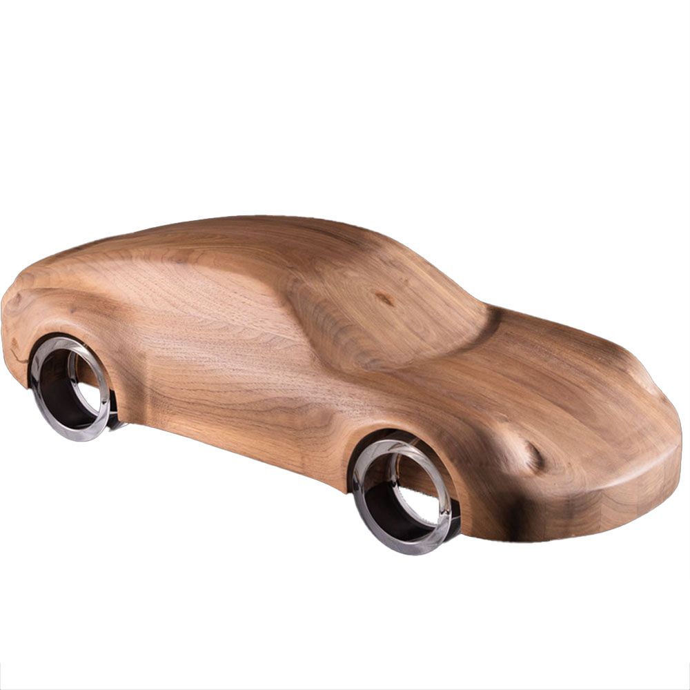 Vector Art Porsche 911 Wooden Model