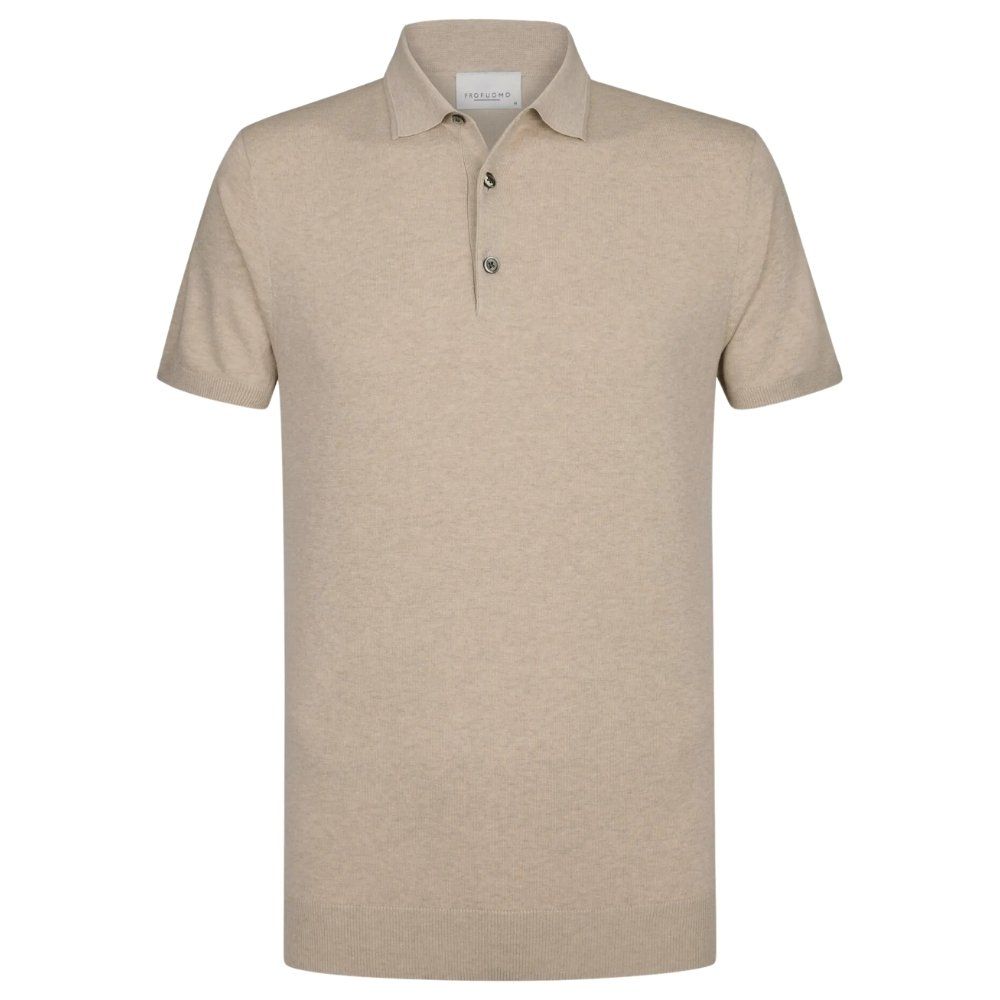 Profuomo Luxury Basic Polo - Beige