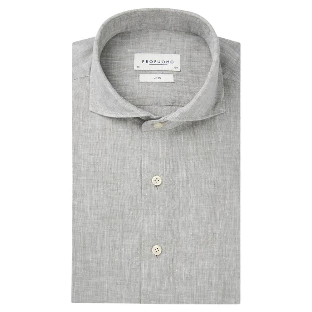 Profuomo Linen Shirt - Green