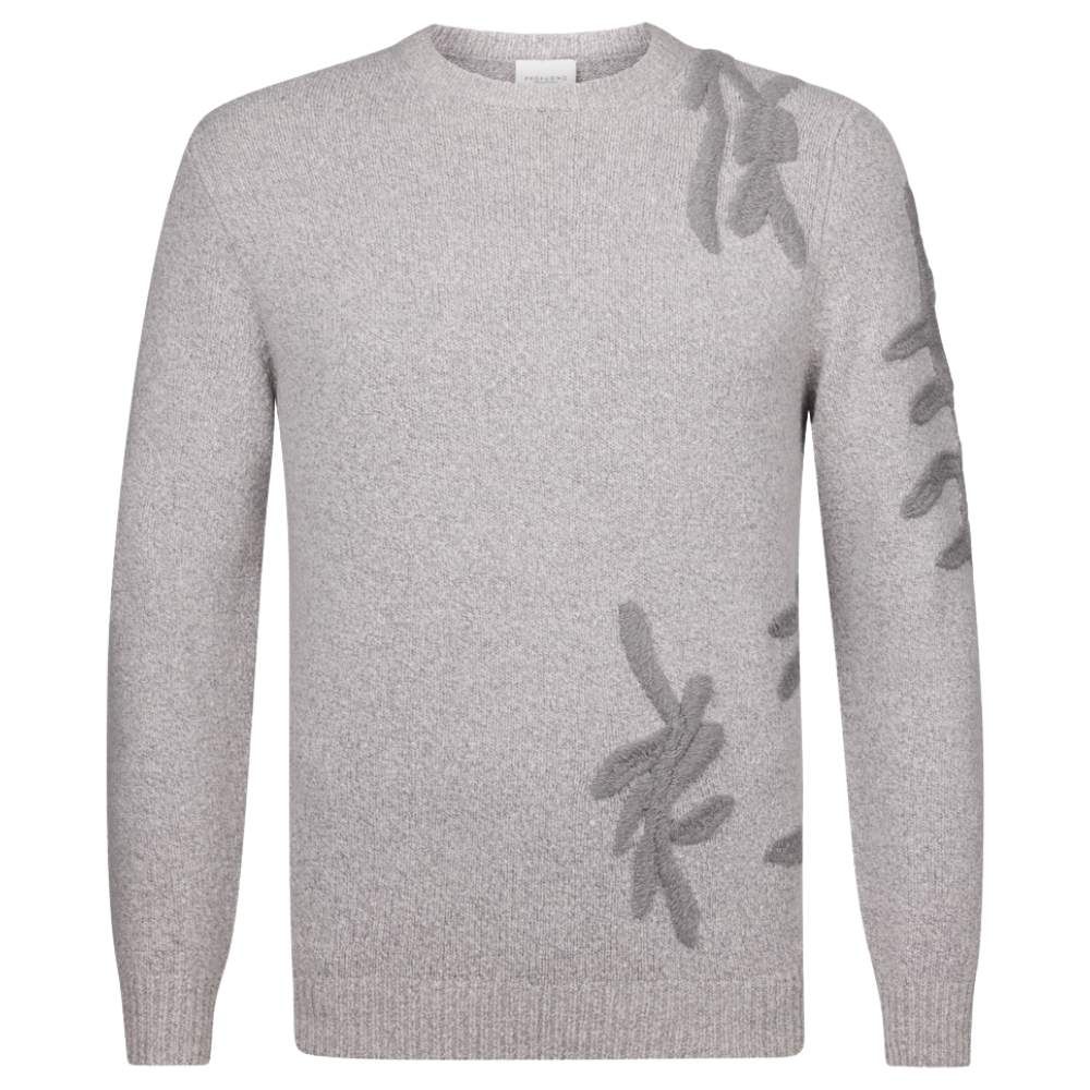 Profuomo Woolen Crewneck Pullover - Grey