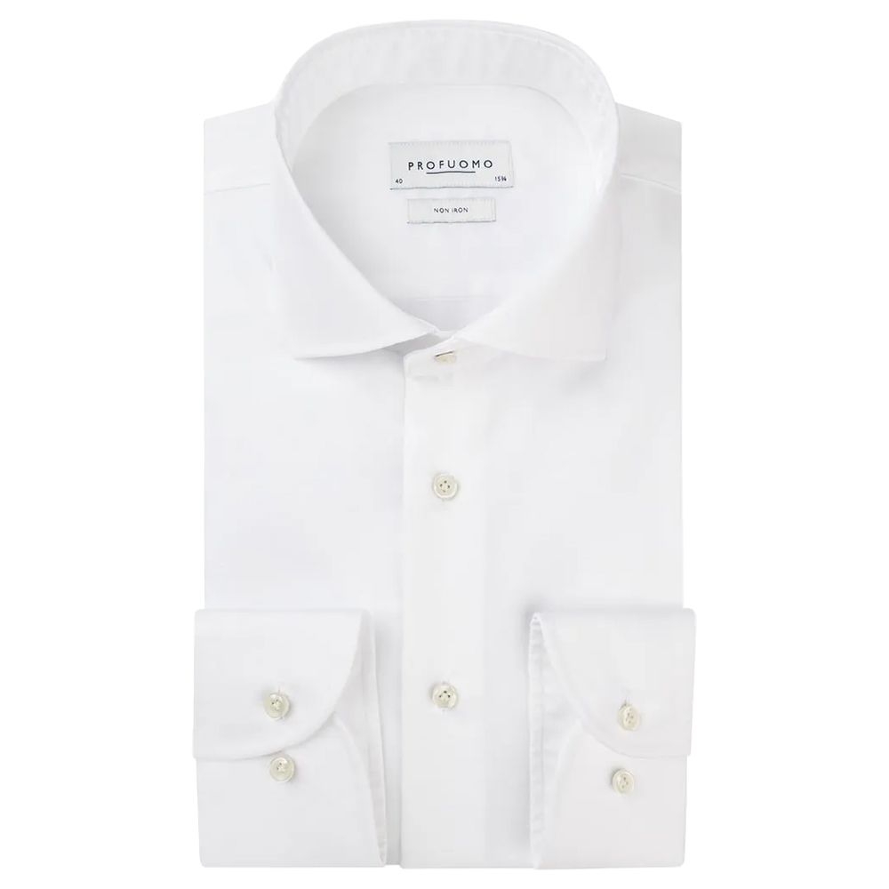 Profuomo Fine Twill Shirt - White