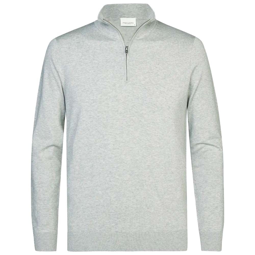 Profuomo Pullover Half Zip - Grey