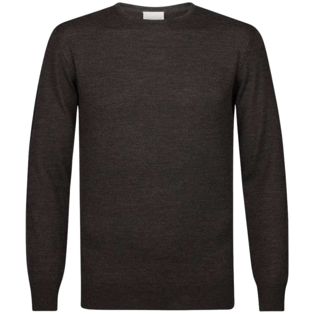 Profuomo Merino Woolen Pullover - Brown