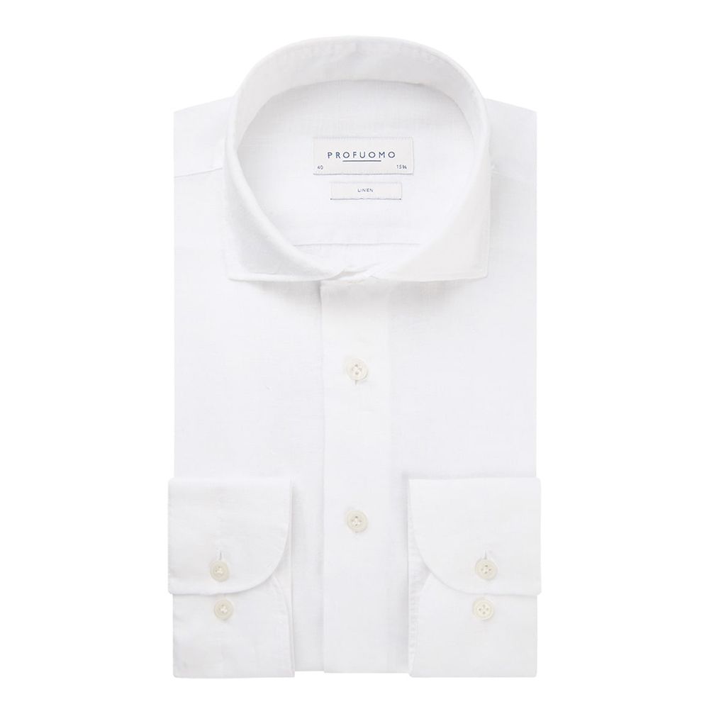 Profuomo Linen Shirt - White