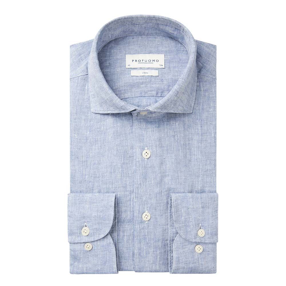 Profuomo Linen Shirt - Blue
