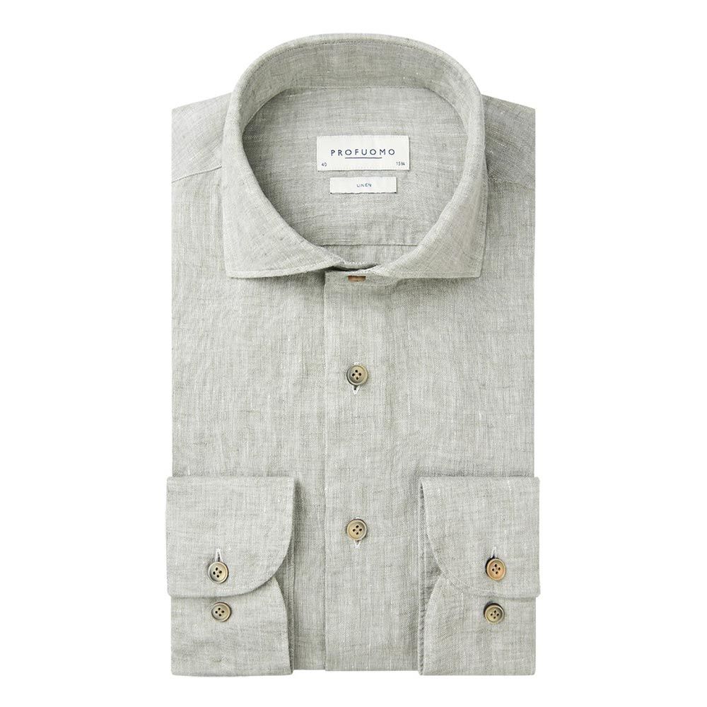 Profuomo Linen Shirt - Green