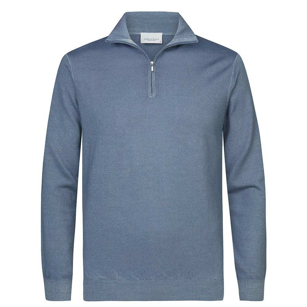 Profuomo Pullover Half Zip - Blue
