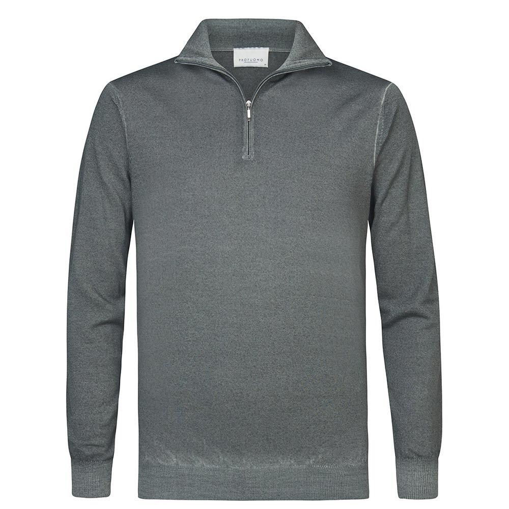 Profuomo Pullover Half Zip - Green