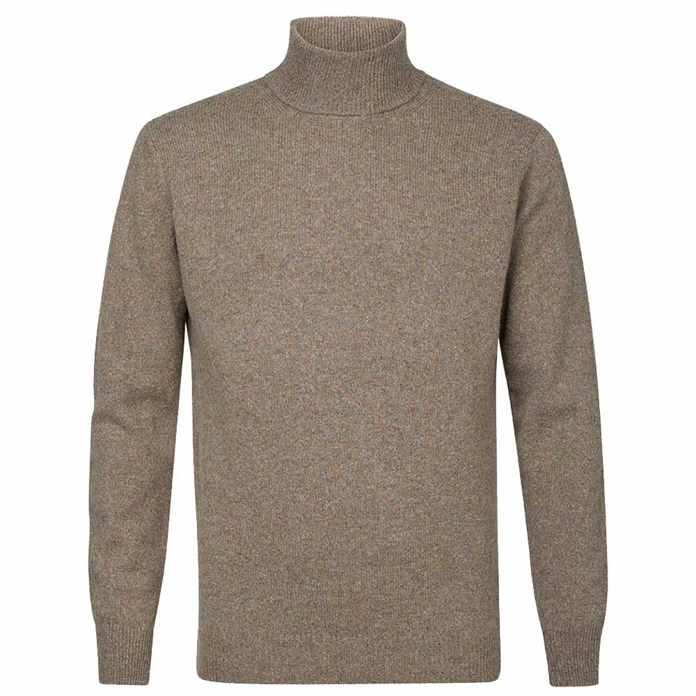 Profuomo Woolen Turtleneck - Brown