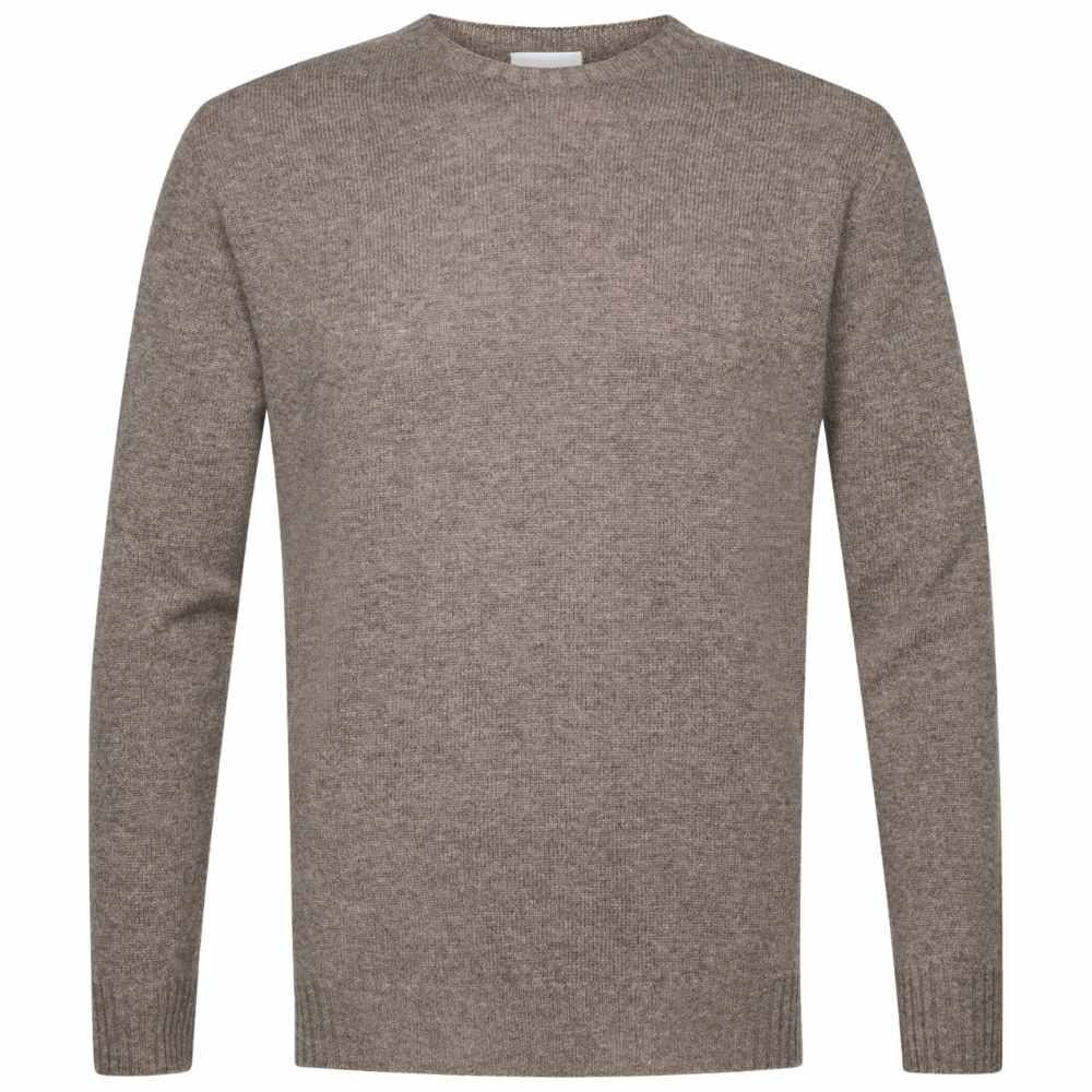 Profuomo Seamless Crewneck Pullover - Light Brown