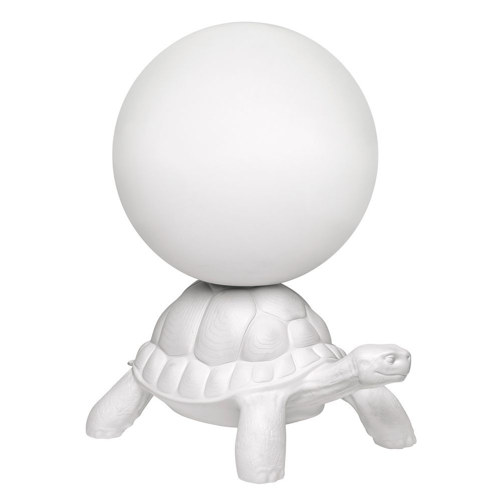 Qeeboo Turtle Carry Lamp - White