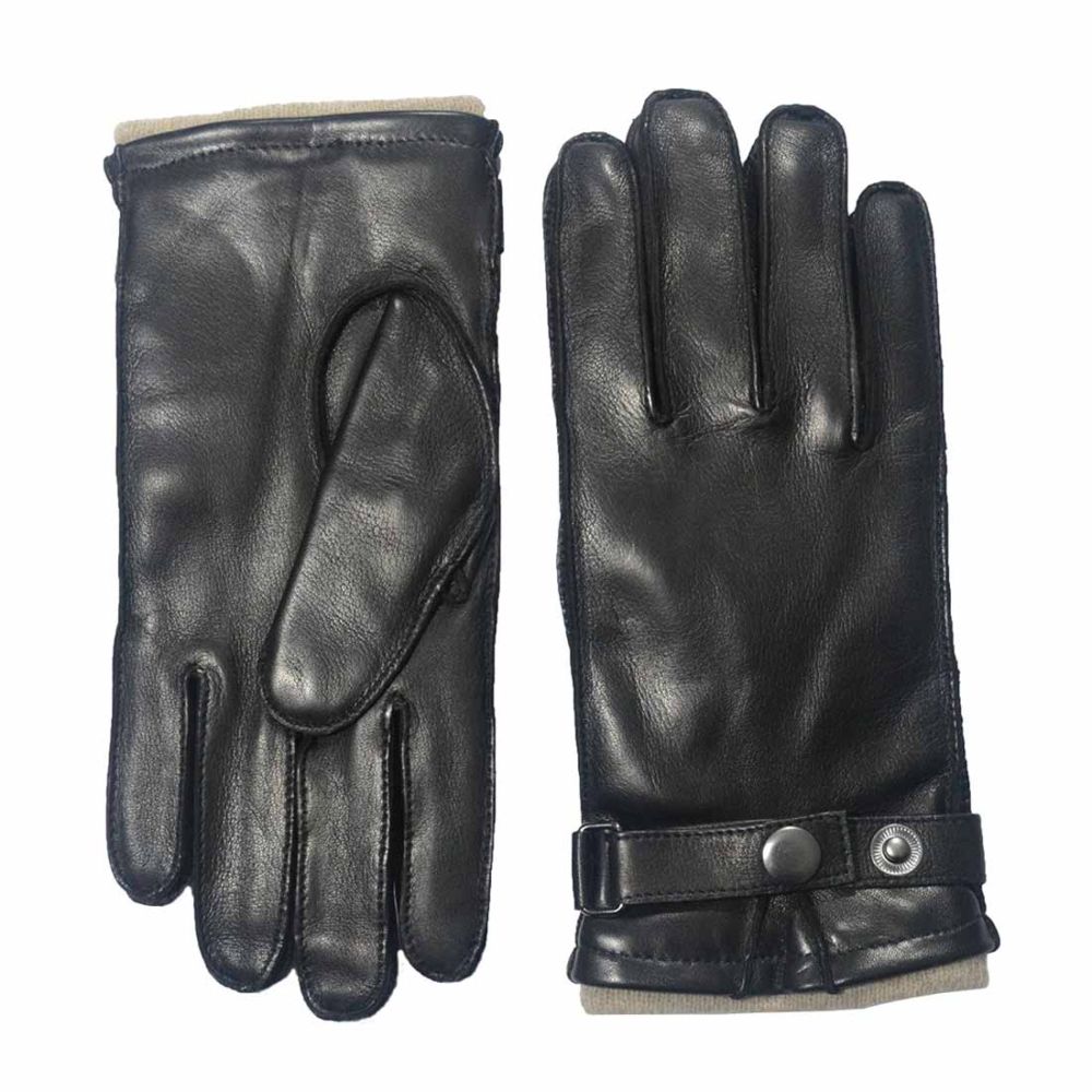 Randers lambskin glove with strap