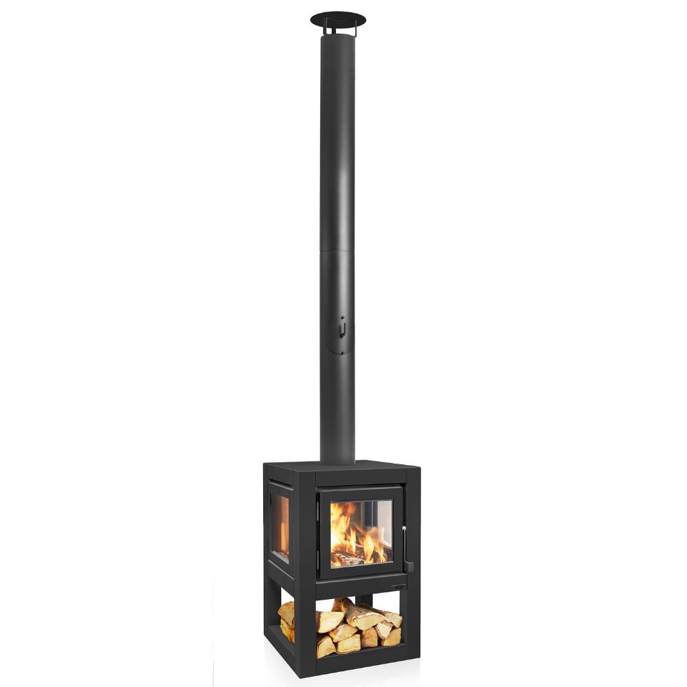 RB73 Outdoor Stove Quaruba Mobile L - Black