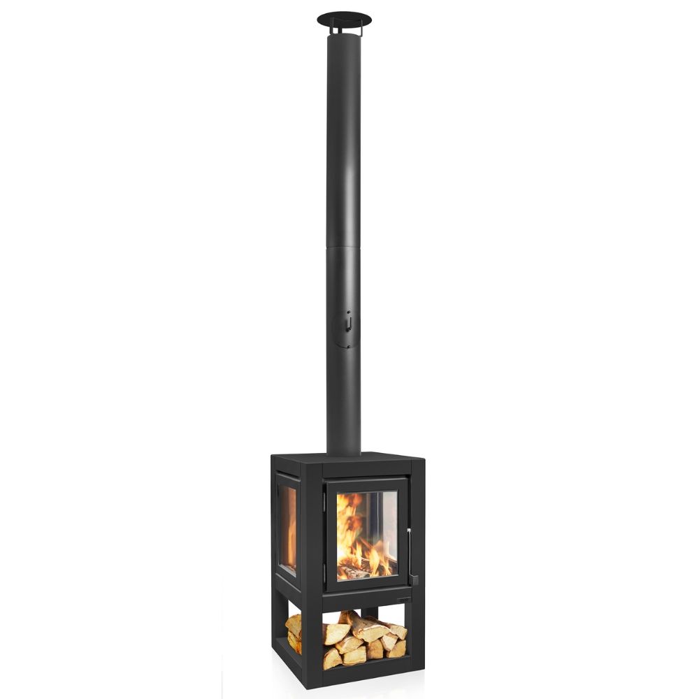RB73 Outdoor Stove Quaruba Mobile XL - Black