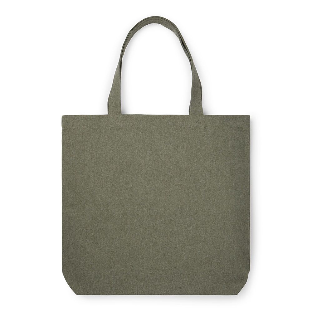 Hilo Tote Bag i genanvendt lærred - oliven