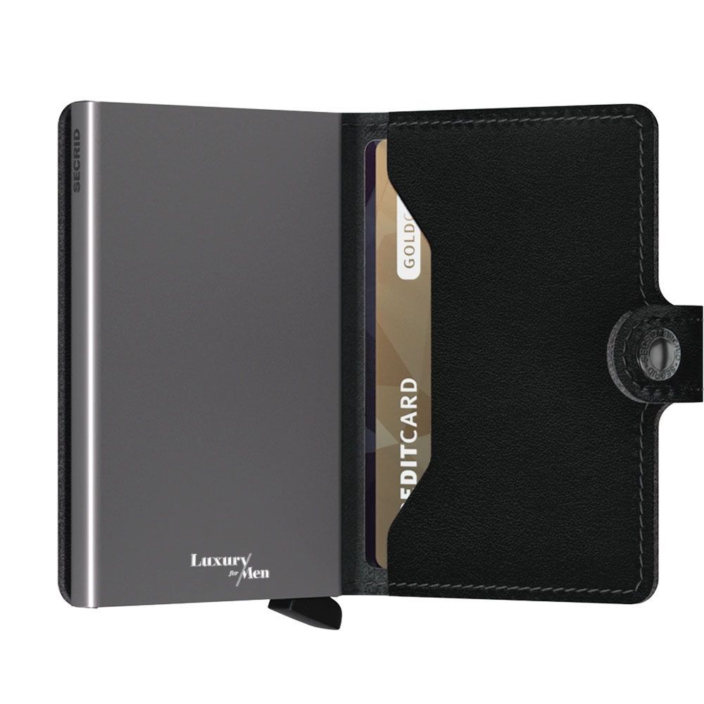Branded Luxury For Men Secrid Miniwallet Original - Black