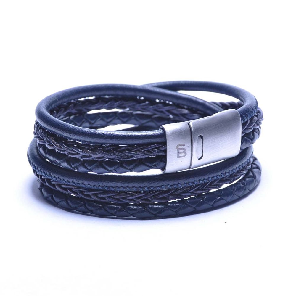 Steel & Barnett bonacci bracelet navy