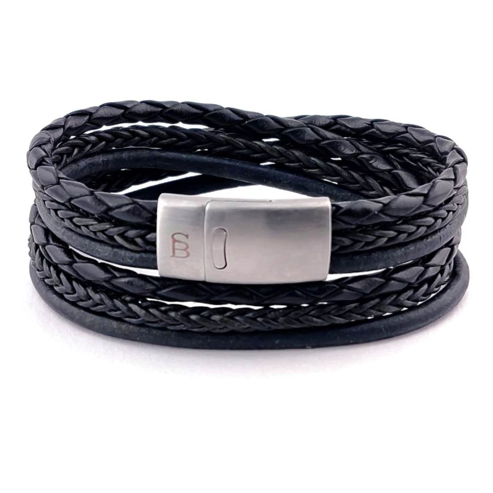 Steel & Barnett Bonacci bracelet black