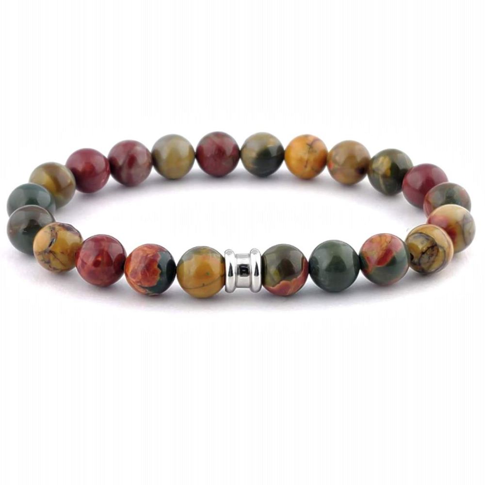 Steel & Barnett Stones Bracelet Alvaro